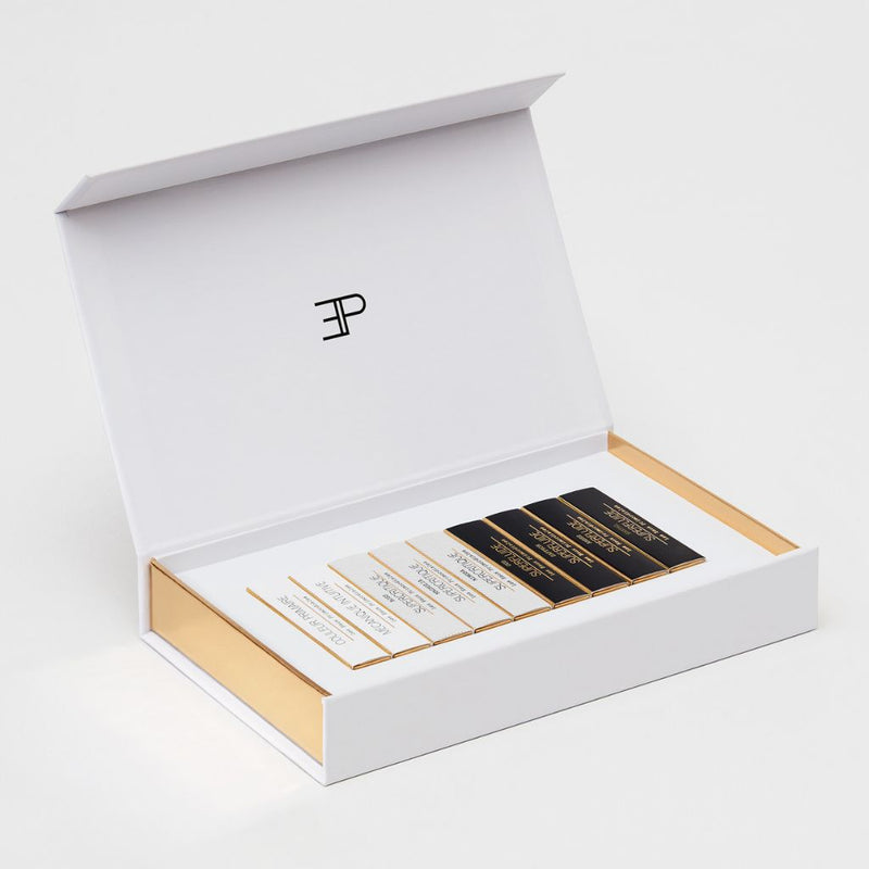 Coffret découverte discovery de 9 parfums superclassique superfluide supercritique eaux de parfums les eaux primordiales