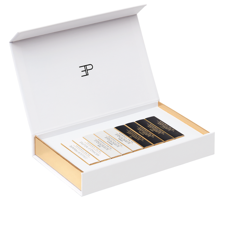 Coffret découverte discovery de 9 parfums superclassique superfluide supercritique eaux de parfums les eaux primordiales 1
