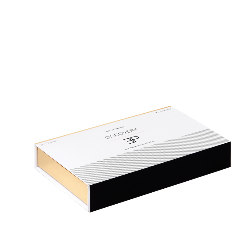 Coffret découverte discovery de 9 parfums superclassique superfluide supercritique eaux de parfums les eaux primordiales 2